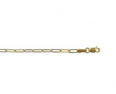 10K Paper Clip Chain, 18"