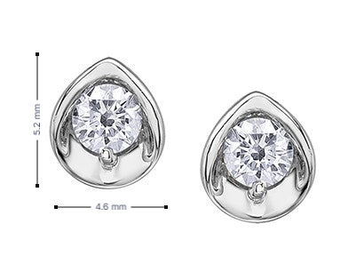 I am Canadian 10k white gold d