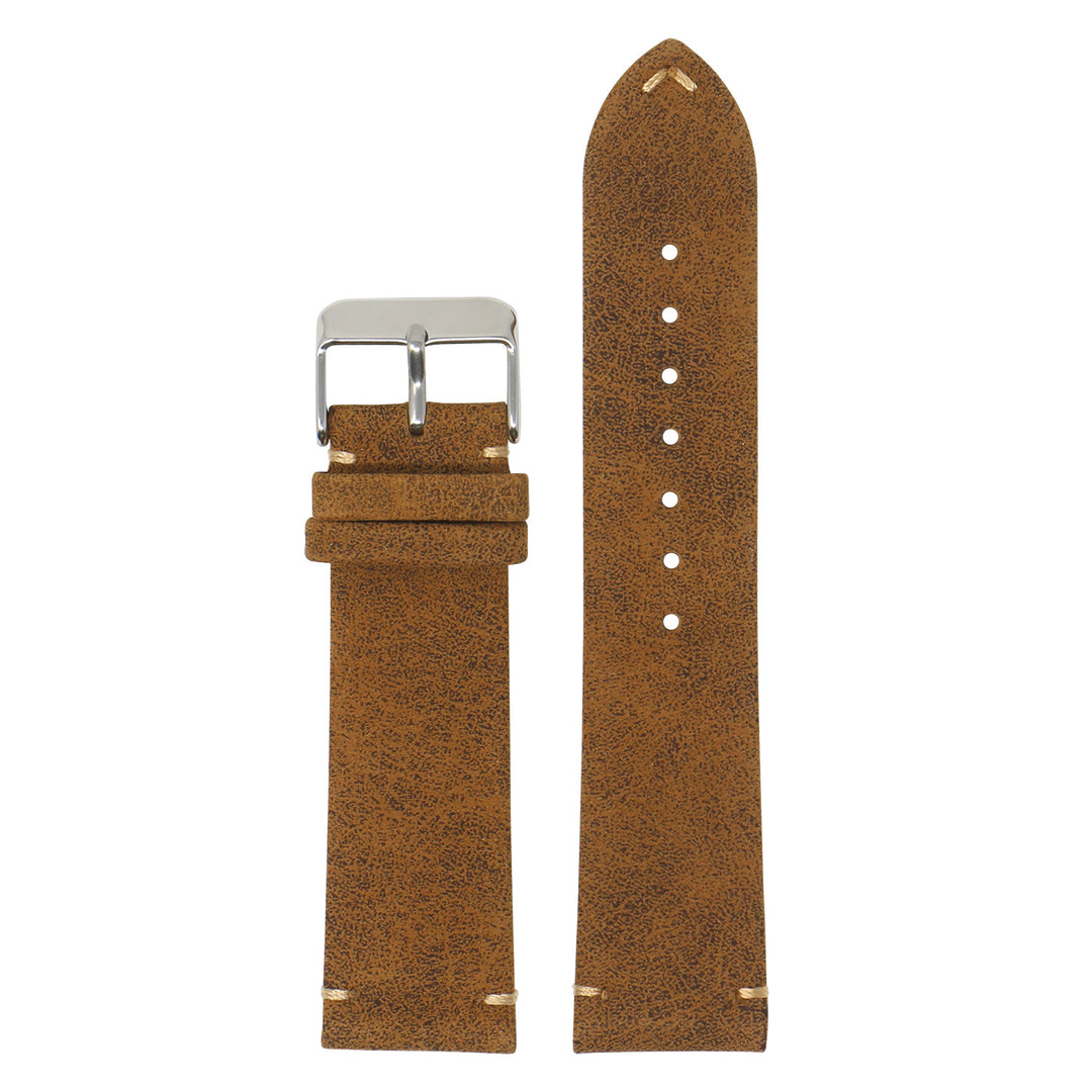 Distressed leather strap 22mm,