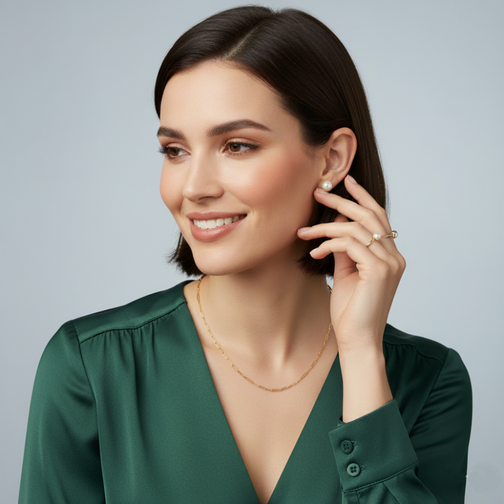 10k yellow gold 2.1mm papercli