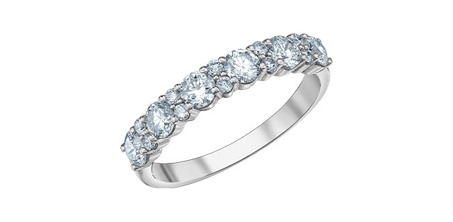 10k white gold Lab grown diamo