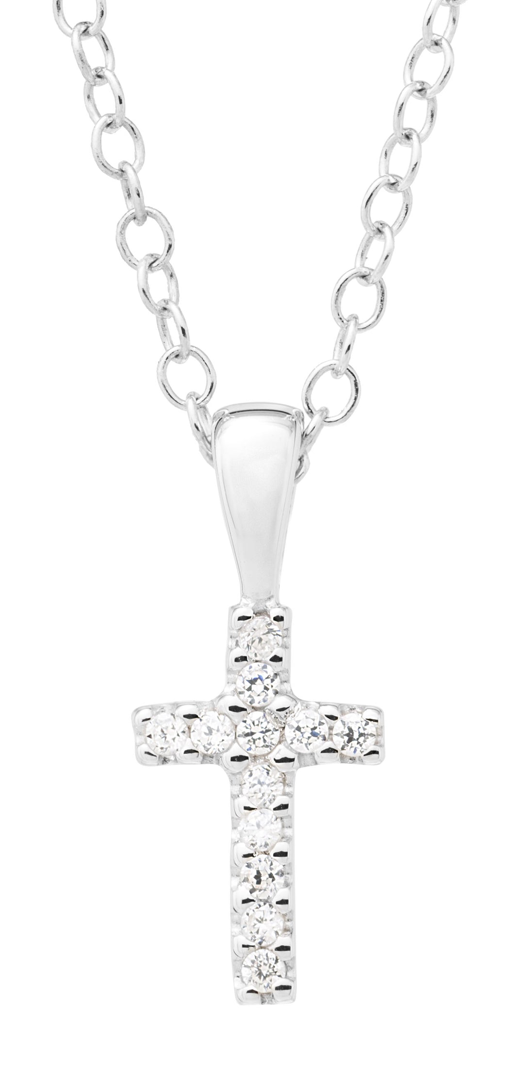 Sterling Silver Child's Cross Pendant