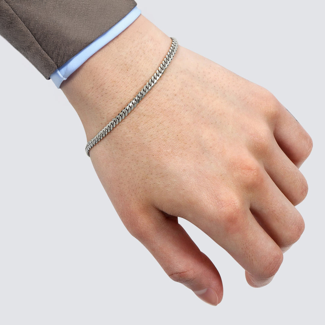 Cuban Link Chain Bracelet, 4.2MM