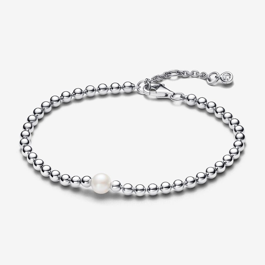 Pandora Treated Freshwater Cultured Pearl & Beads Bracelet, 7.9"