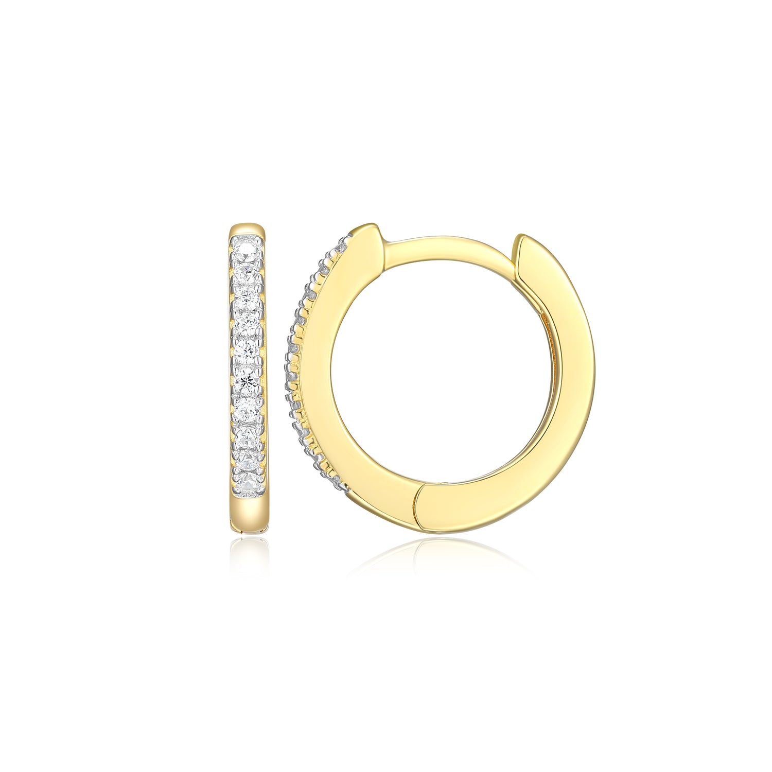 "M" lab created diamond 18k go