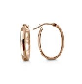 Bella 10k small oval rose gold