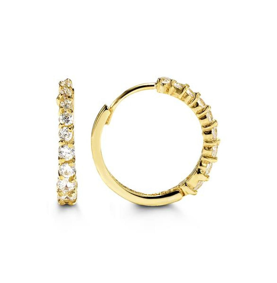 Bella 10k yellow gold claw set