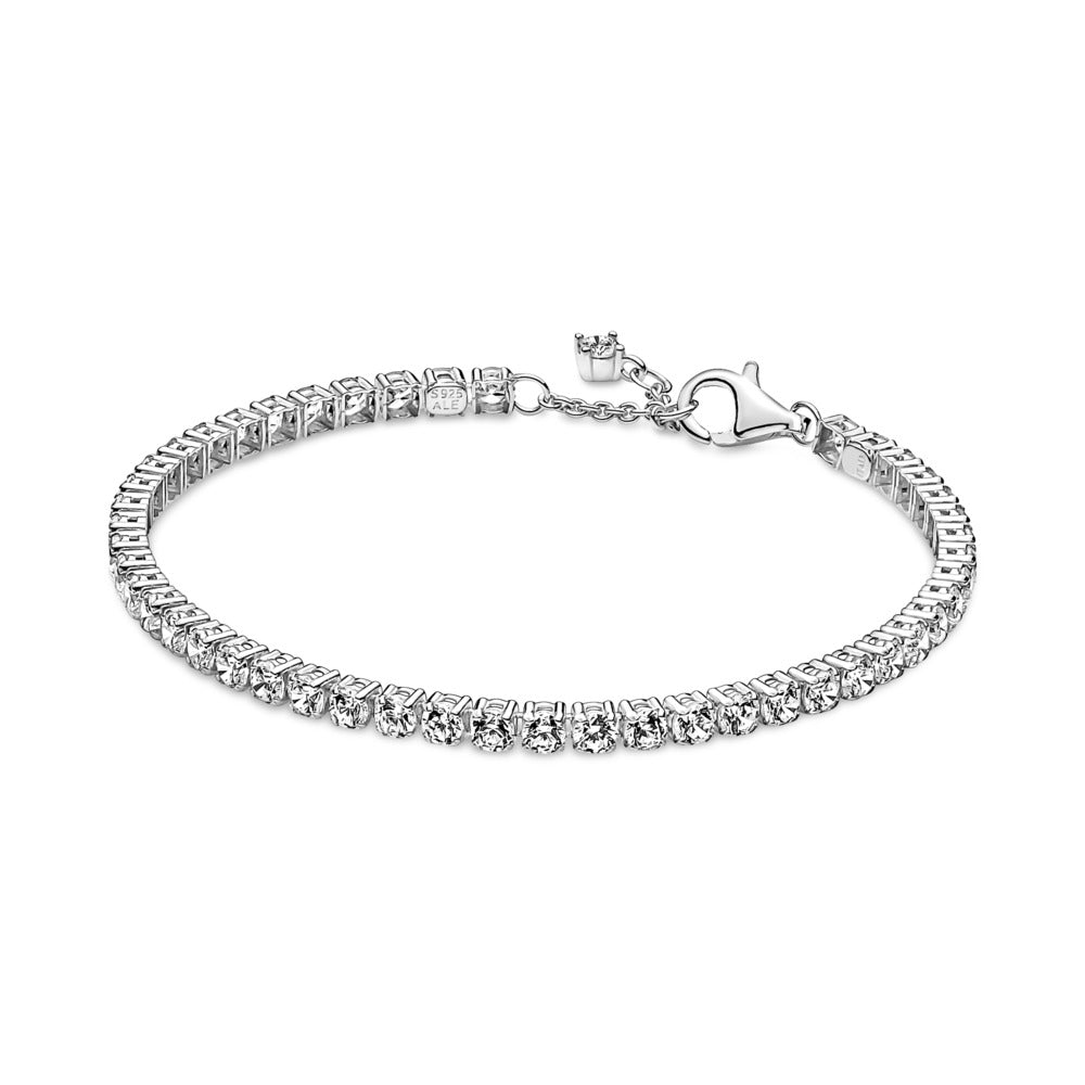 Pandora Sparkling Tennis Bracelet, 6.3"