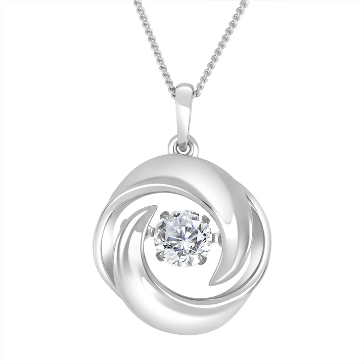 10k white gold Twinkle swirl p