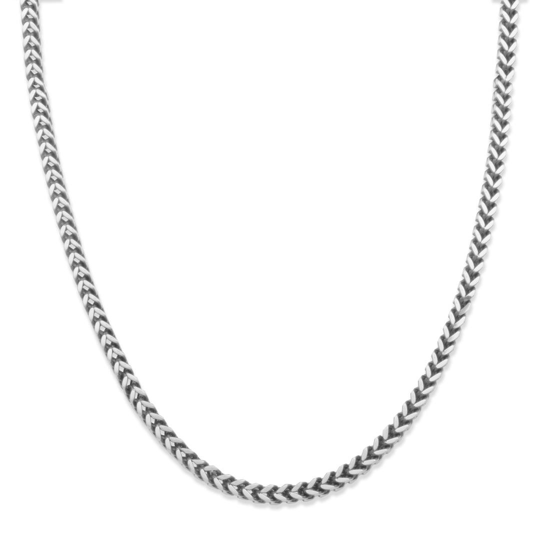 SteelX Gunmetal Stainless Steel Fancy Link Chain