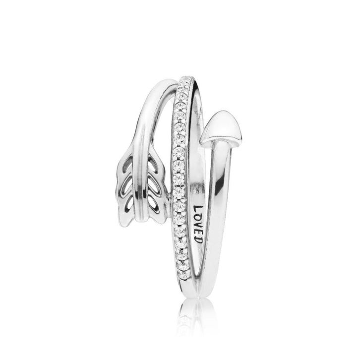 Pandora Wrap-Around Arrow Ring, size 6.0