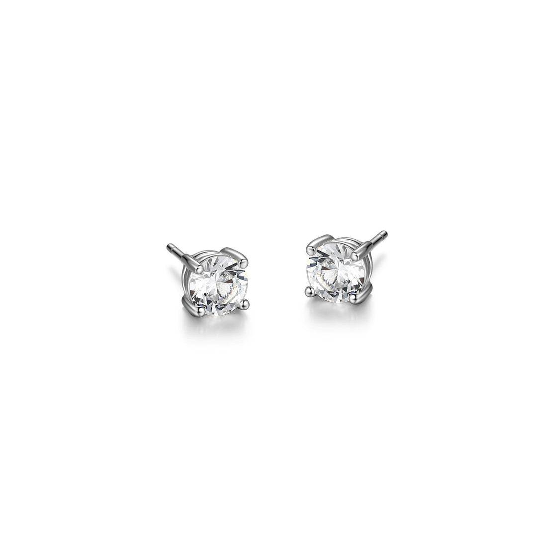 ETHOS "Basic" White Sapphire Earrings