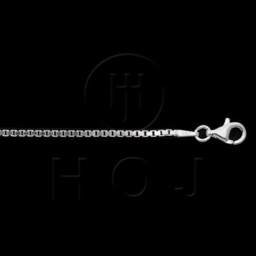 Sterling Silver Box Link Chain, 18"