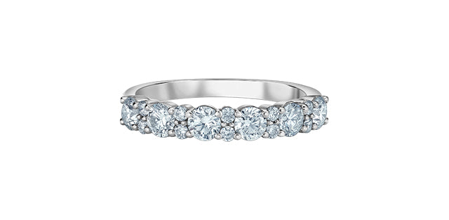 10k white gold Lab grown diamo