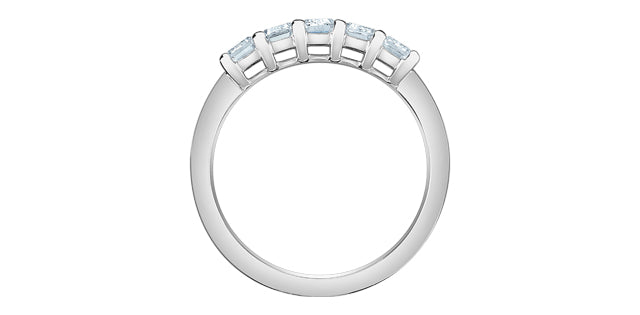 14k white gold Lab grown diamo