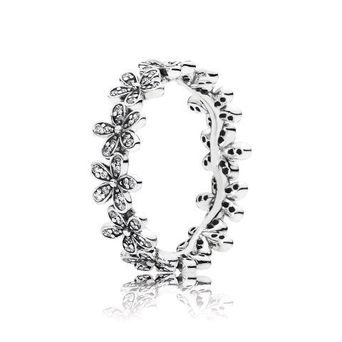 Pandora Daisy Flower Ring, size 4.5
