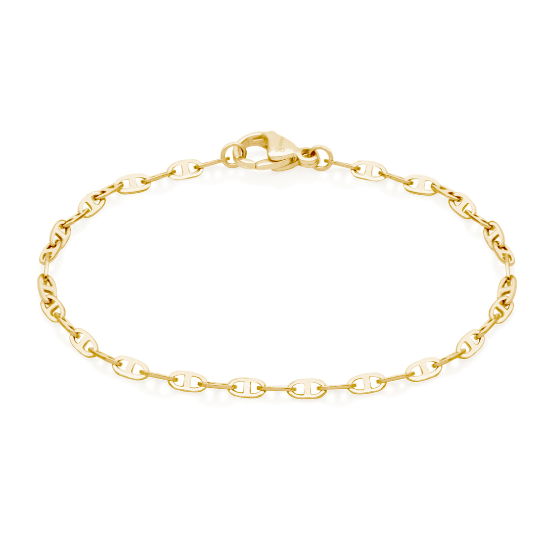STEELX gold tone anklet
