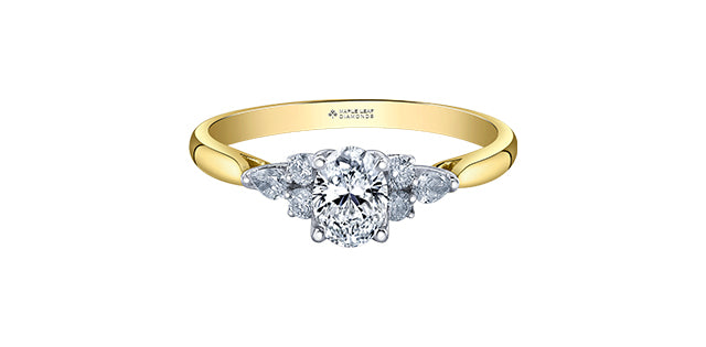 Maple Leaf Diamonds 14 karat y