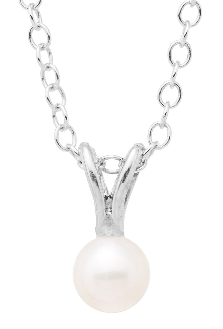 925 Silver Child's Pearl Pendant
