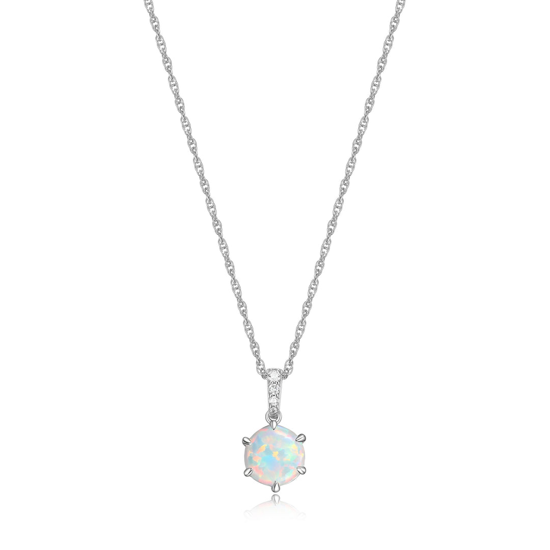 Reign rhodium-plated sterling