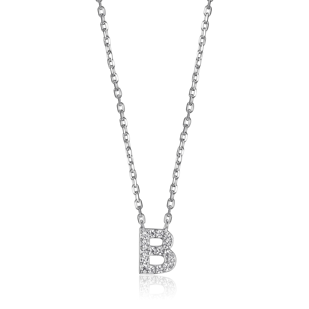 Reign Initial Necklace, B