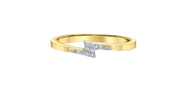 10 Karat Diamond Fashion Ring, 0.012 TDW