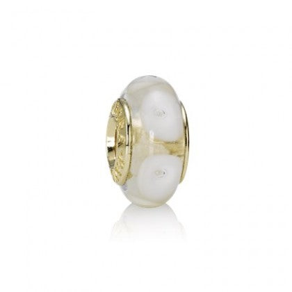 Pandora 14ky & White Murano Ch