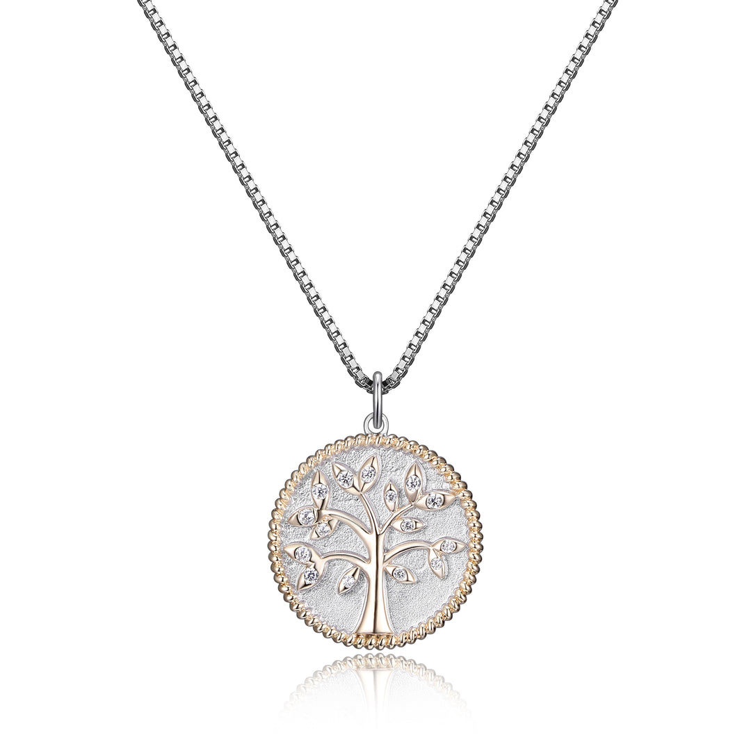 Reign sterling silver tree of life pendant