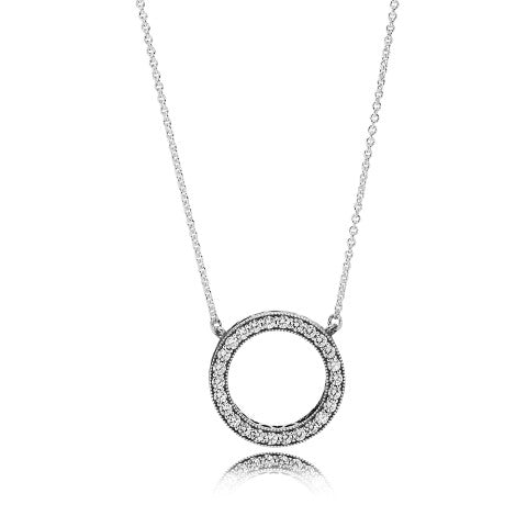 Pandora Circle of Sparkle Necklace, 17.7"