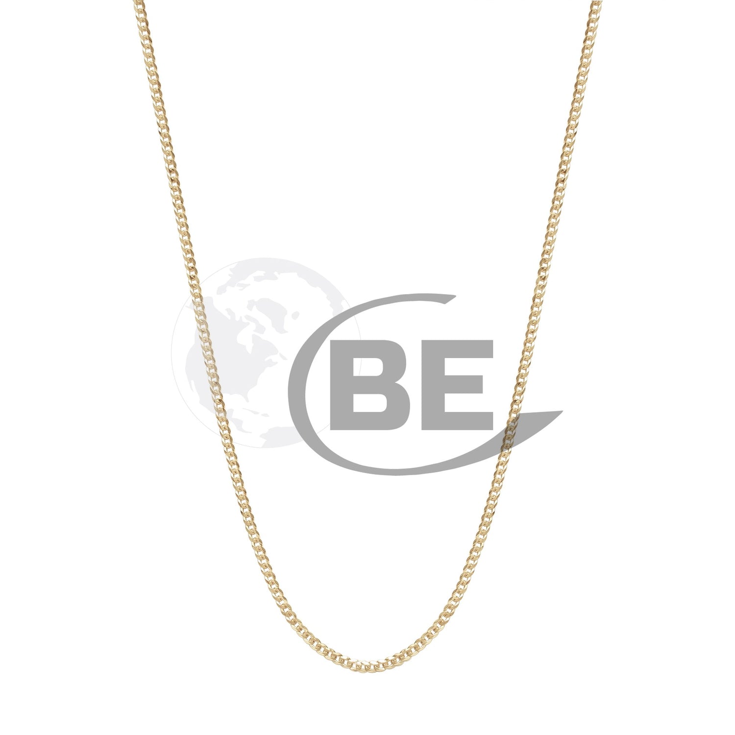 10 Karat Curb Chain, 24 "