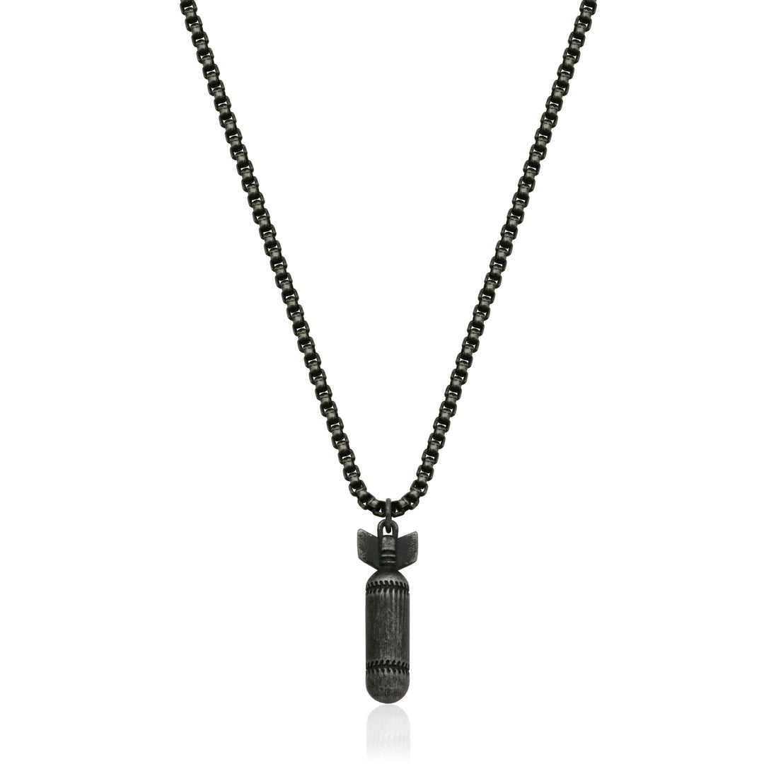 Steelx Bullet Pendant on 24" Chain