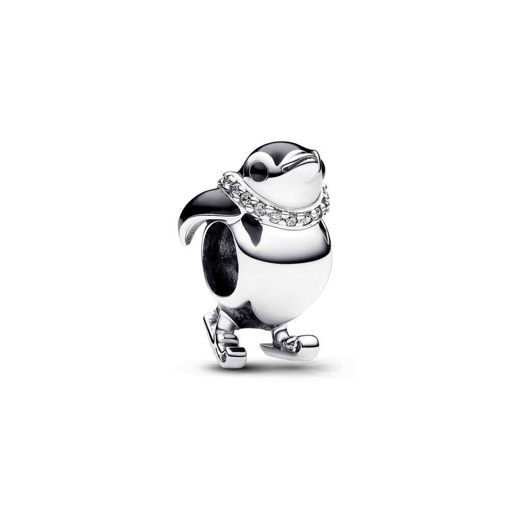 Pandora Skiing Penguin Charm