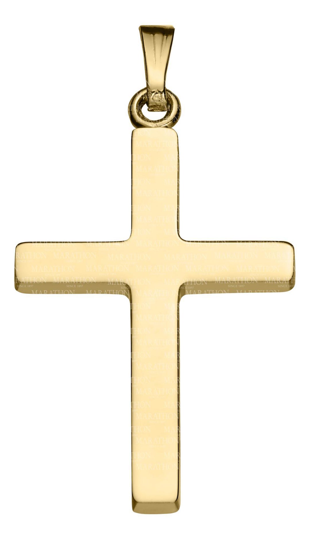 14K Gold Filled Cross Pendant- 18"