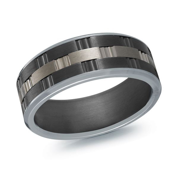 Malo Tantalum & Titanium Ring, size 10
