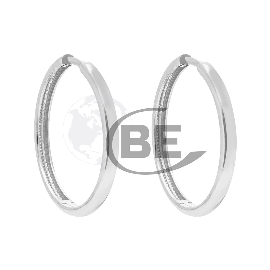 10K 20mm Huggie Earrings