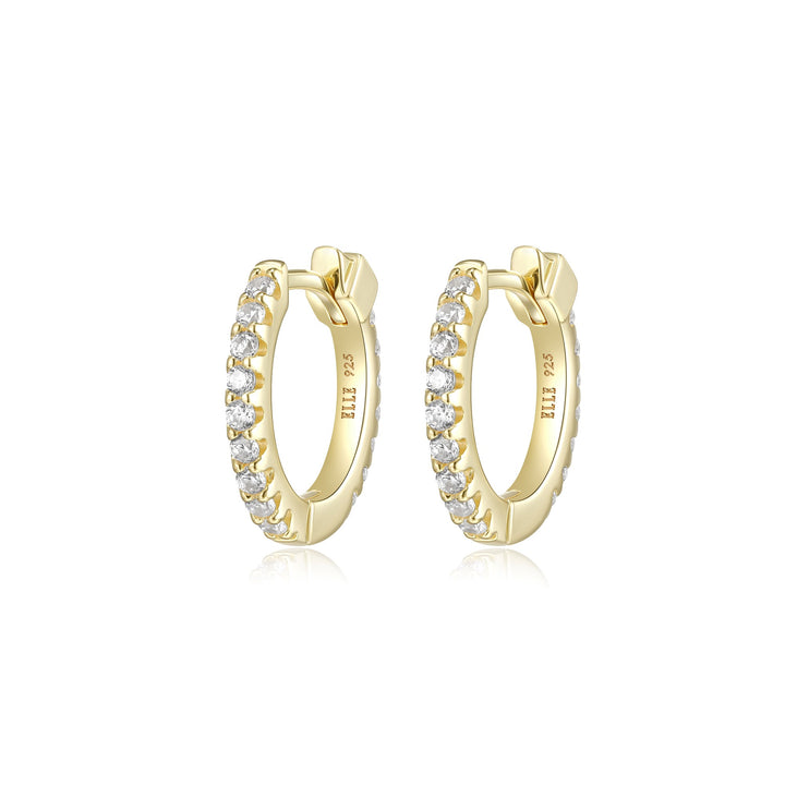 ELLE Hoop CZ Earrings