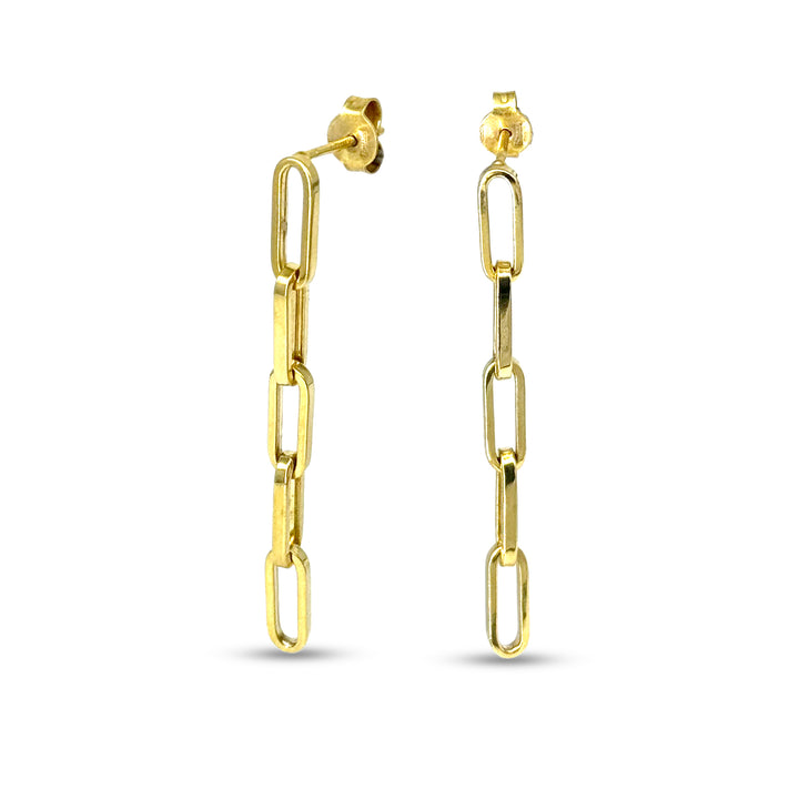 Bella 10k yellow gold papercli