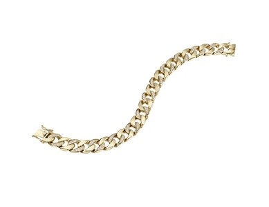 10K Diamond Curb Link Bracelet 1.00TDW