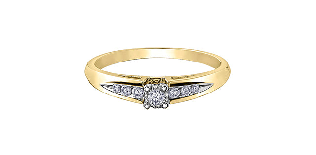 Illuminaire 10k yellow gold en