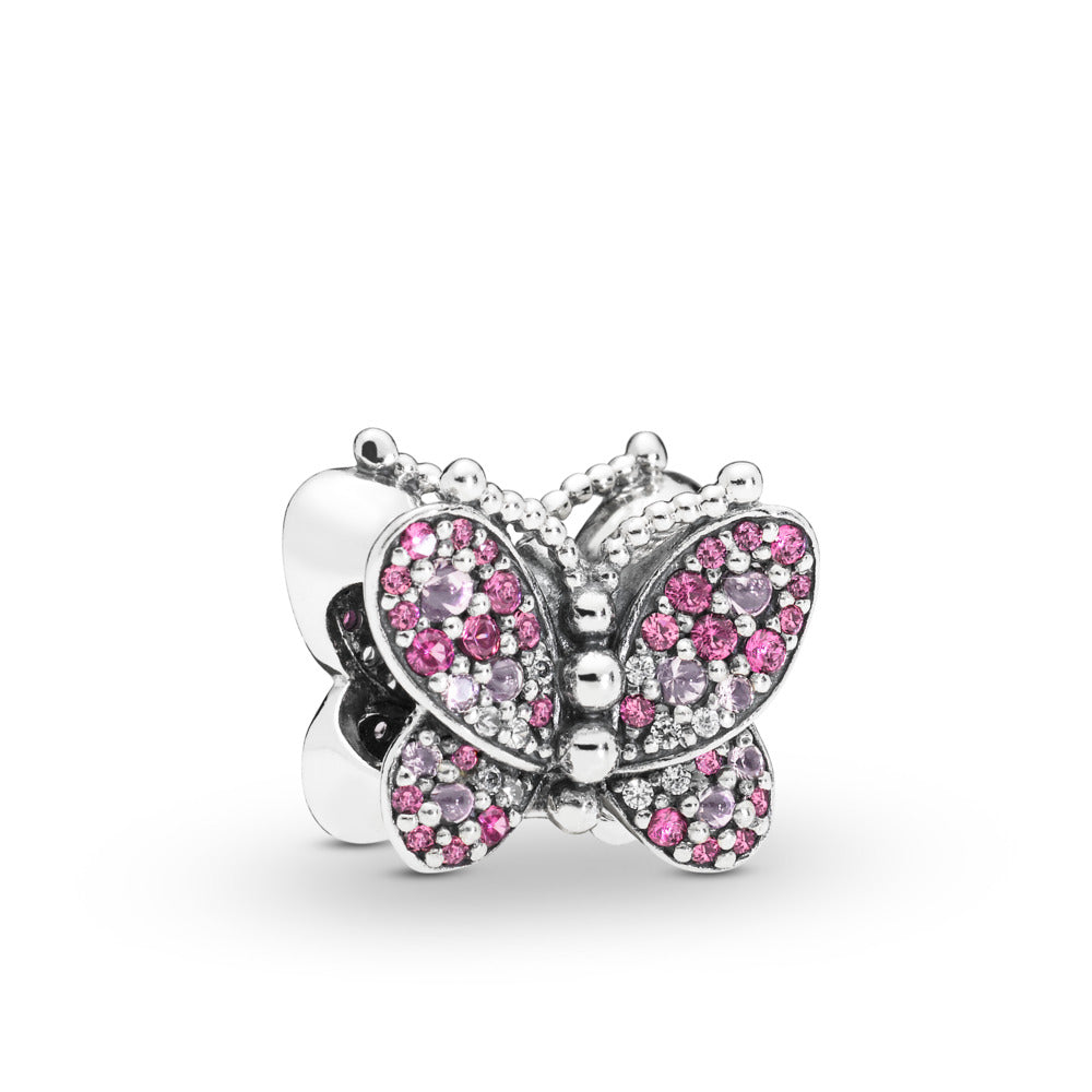 Pandora Pink Pave Butterfly Charm
