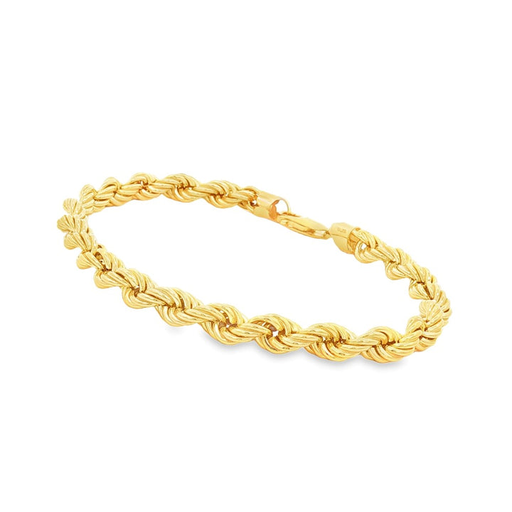 10k yellow gold 6mm semi solid