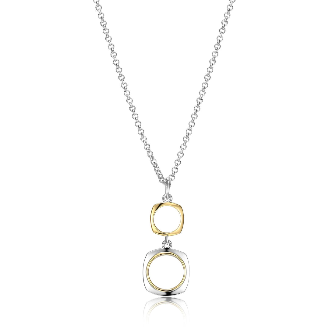 ELLE Sterling Silver "Aureole" Necklace- 19"