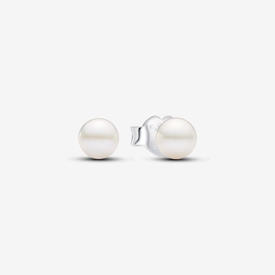 Pandora Treated Freshwater Cultured Pearl 4.5mm Stud Earrings