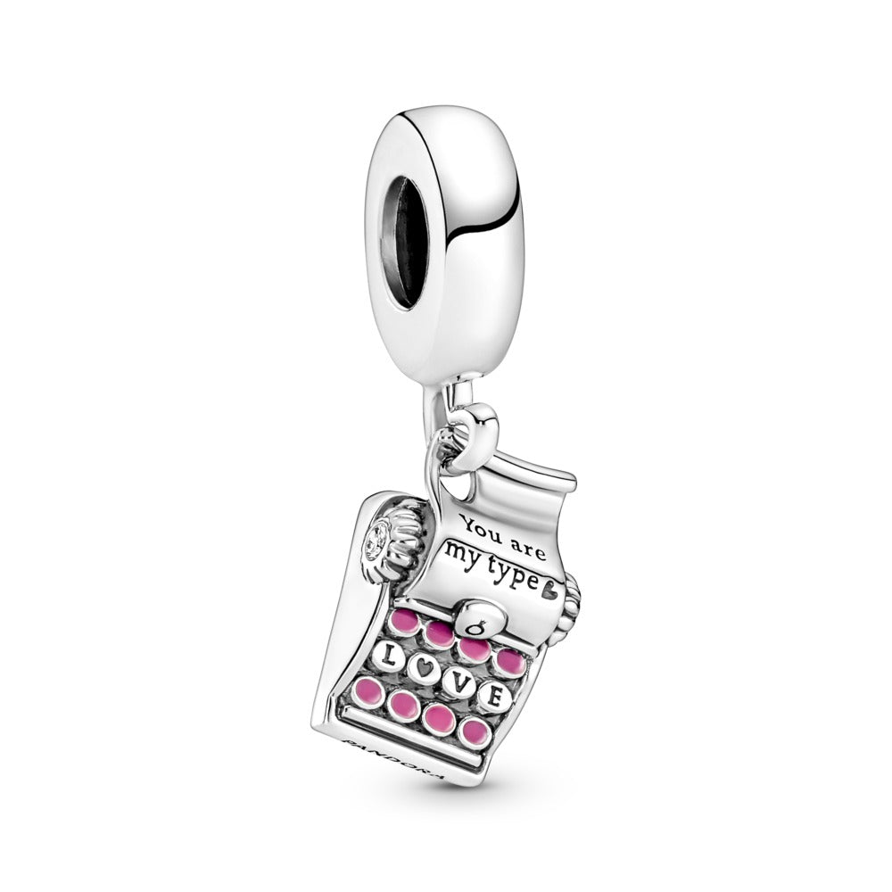 RETIRED - FINAL SALE - Pandora Moments Typewriter Dangle Charm