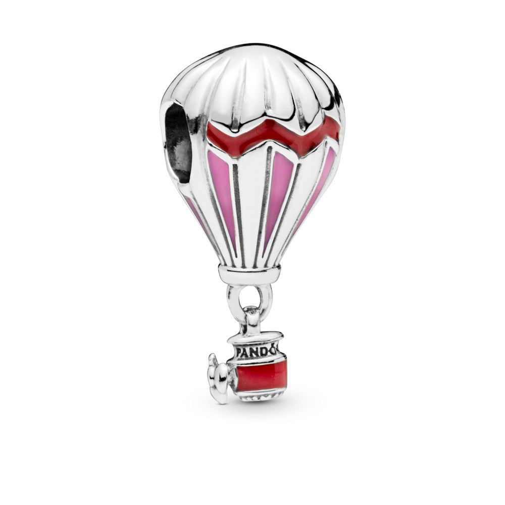 RETIRED- FINAL SALE- Red Hot Air Balloon Travel Charm - FINAL SALE