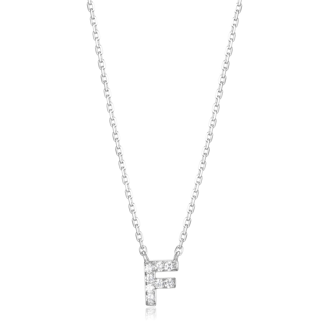 Reign Initial Necklace, F