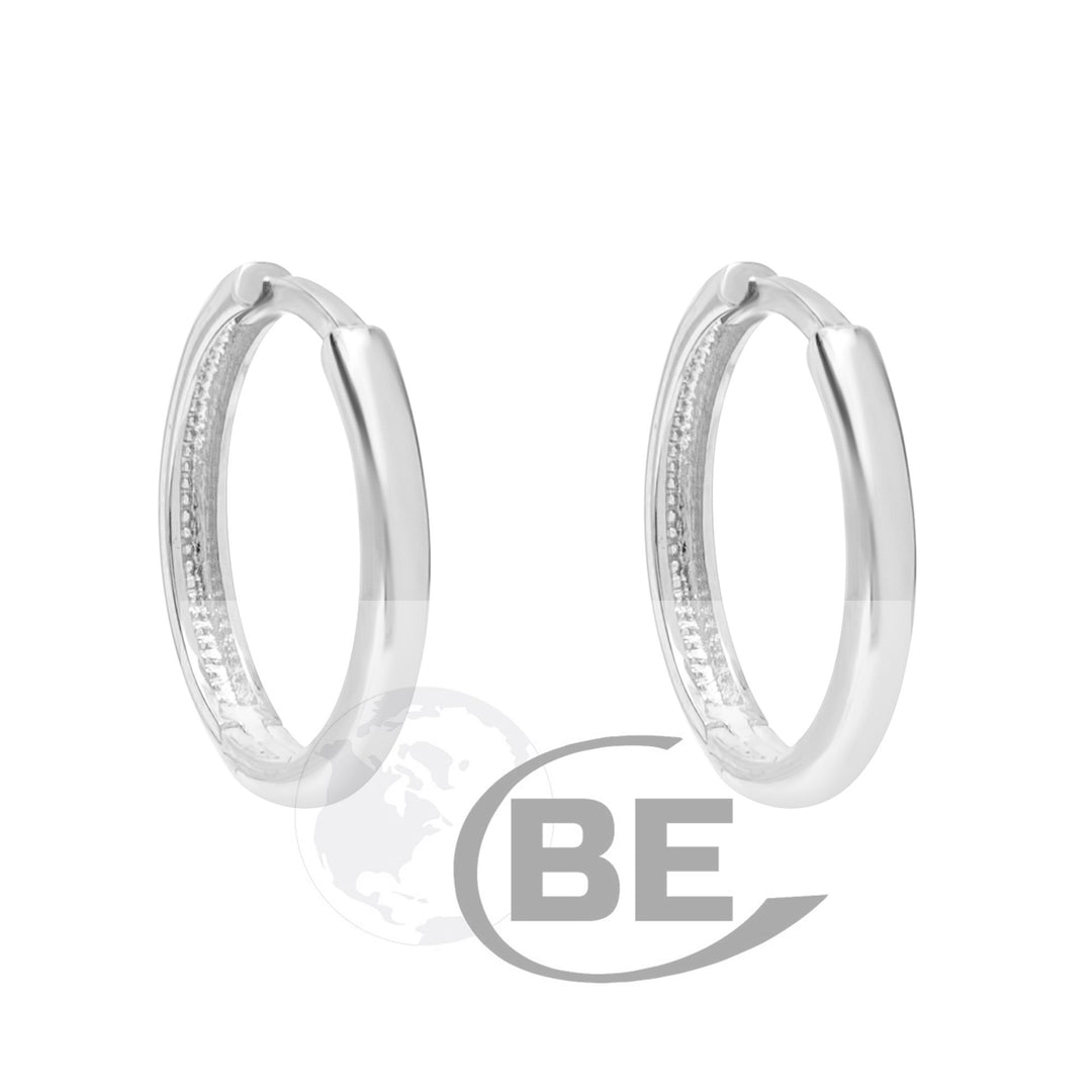 10K 9mm Huggie Earrings