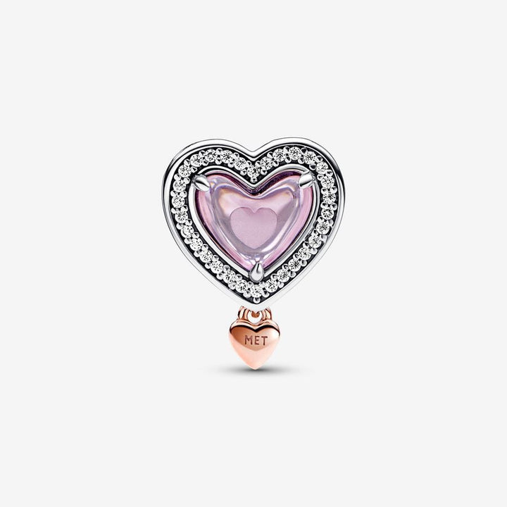 FINAL SALE- Pandora Two-tone Openwork Mum & Heart Charm