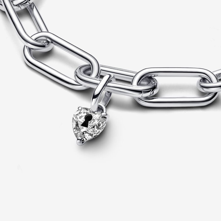 Pandora ME Keyhole Heart Mini Dangle Charm