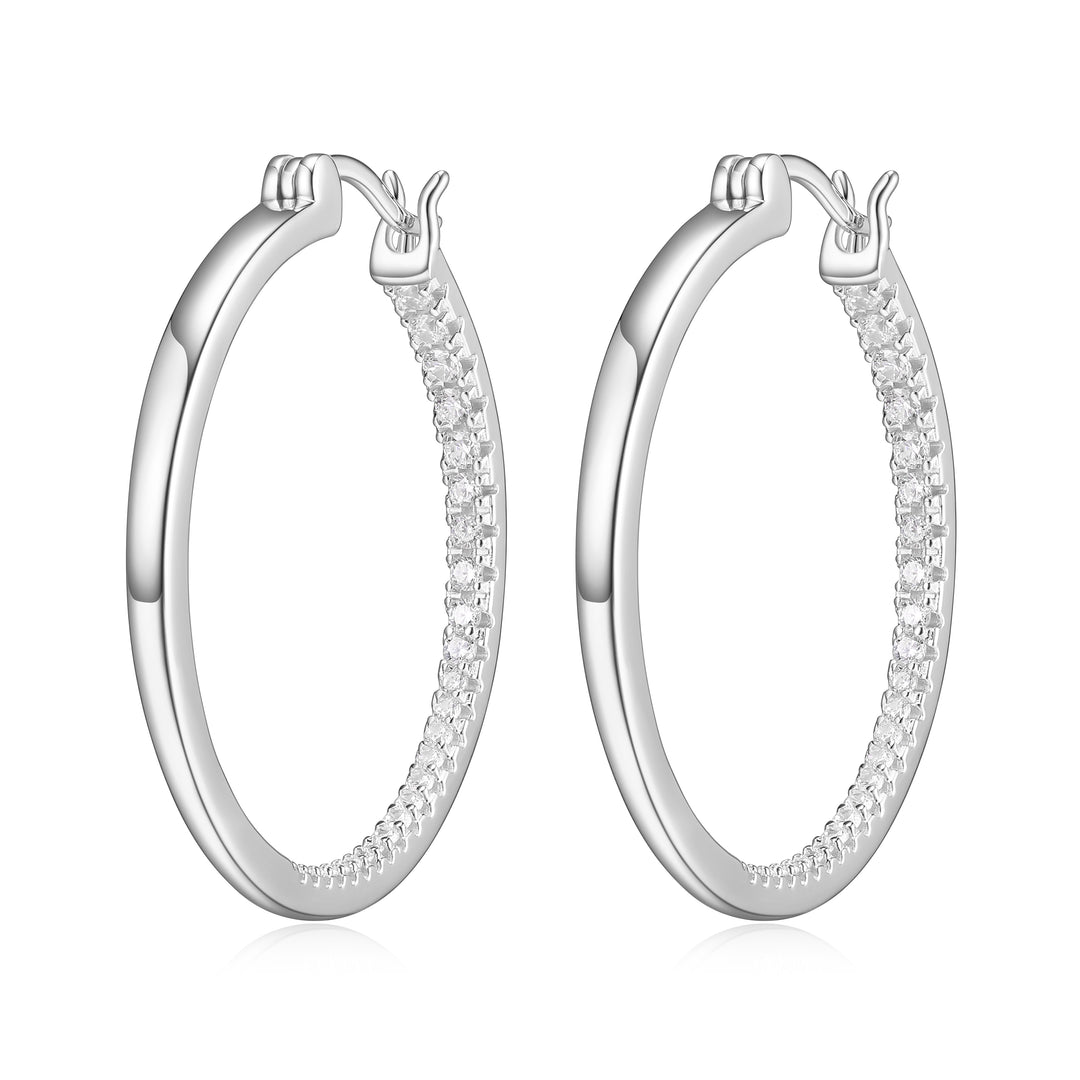 Reign 30mm Hoop Earrings